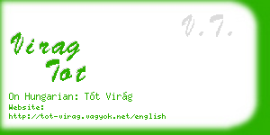 virag tot business card